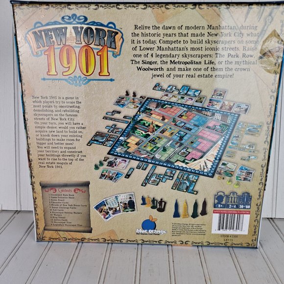 New York 1901 Board Game NIB - Picture 2 of 6